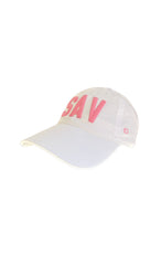White SAV (pink) Hat