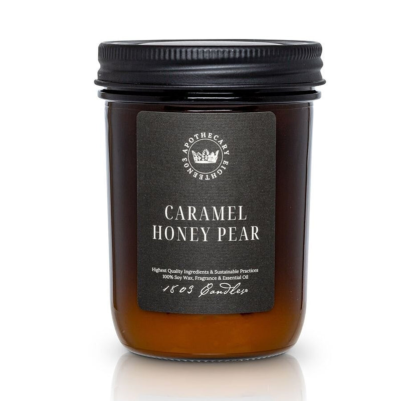Caramel Honey Pear Soy Candle 14oz