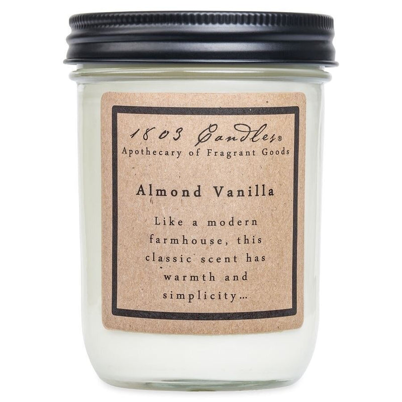 Almond Vanilla Soy Candle 14oz