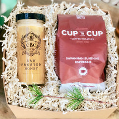Coffee Gift Set with Frosted Honey