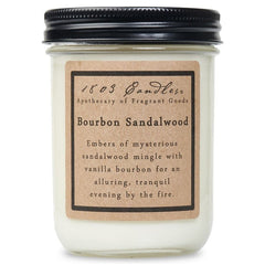 Bourbon Sandalwood Soy Candle by 1803 Candles