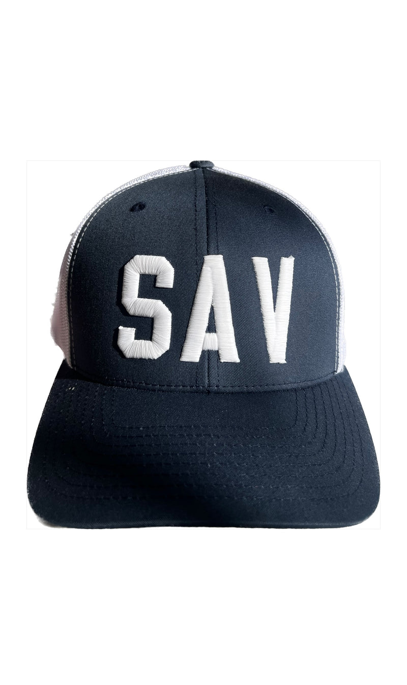 Trucker SAV Navy & White Hat