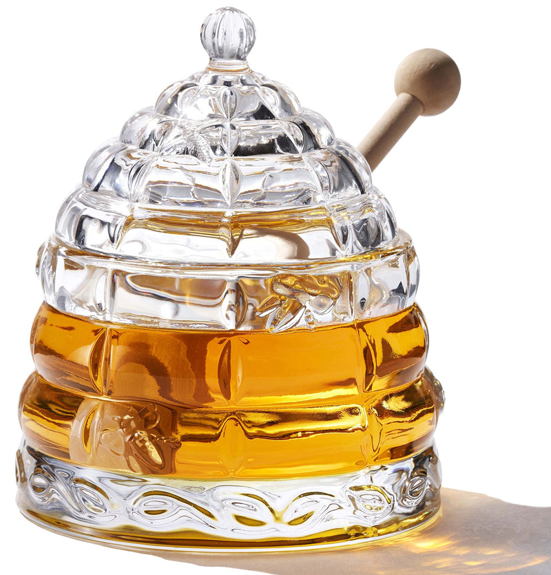 Beehive Honey Pot With Dipper