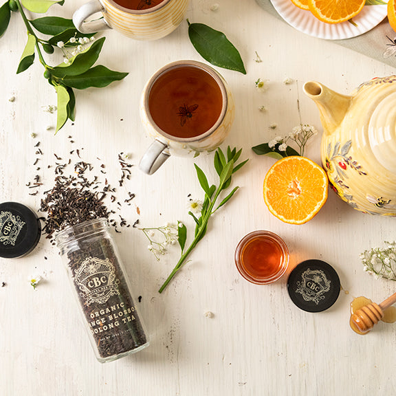 Ginger Bee Tea Organic Lemon Ginger Herbal Tea | Capital Bee Company