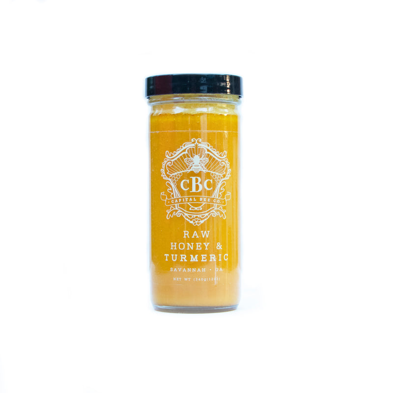 Raw Frosted Turmeric Honey
