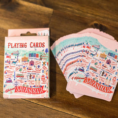 Savannah Map Playing Cards