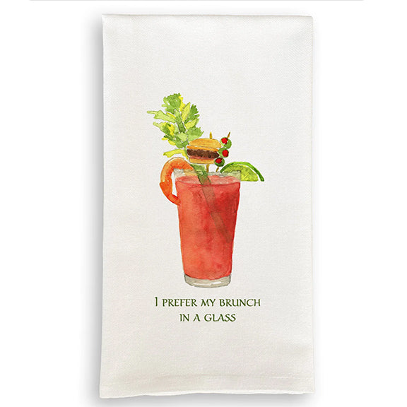 Brunch in a Glass Dish Towel