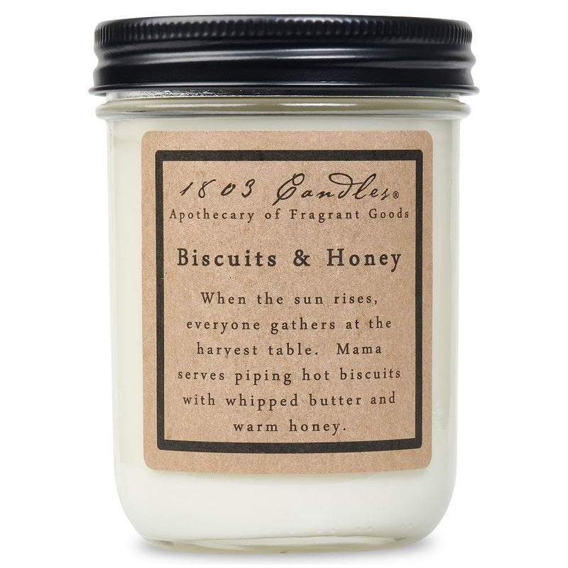 Biscuits & Honey Soy Candle 14oz by 1803 Candles