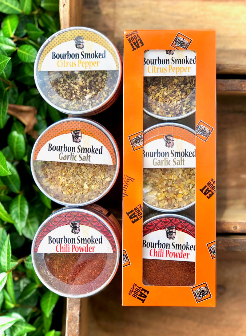 Bourbon Barrel Foods Smoked Spices 3-Pack