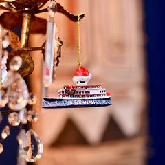 Santa Savannah Riverboat Ornament