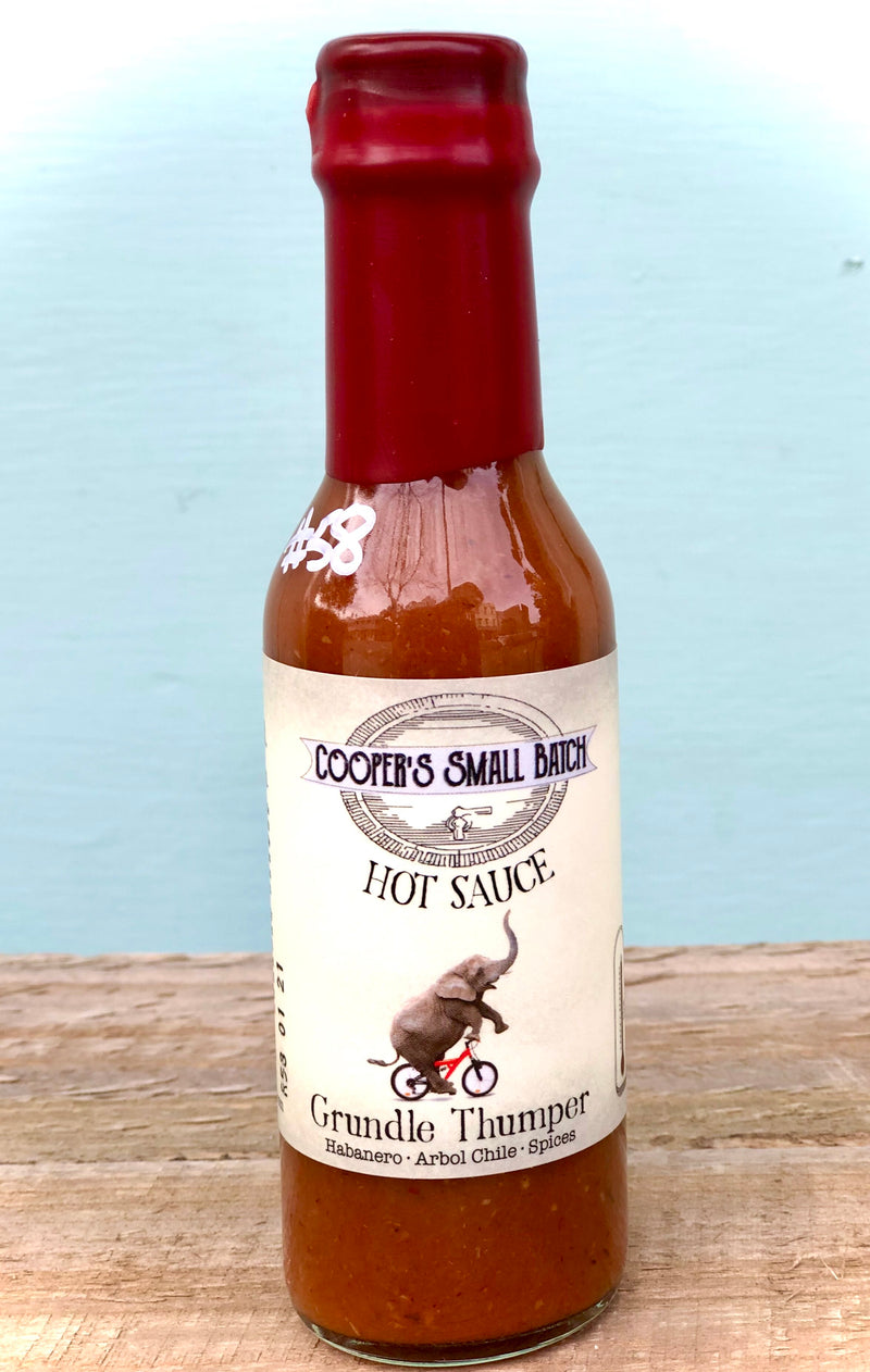 Cooper's Small Batch Grundle Thumper Hot Sauce