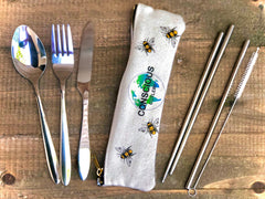 Bee Cutlery Travel Pouch