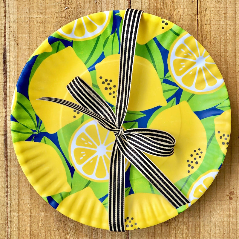 Lemon Melamine Plates