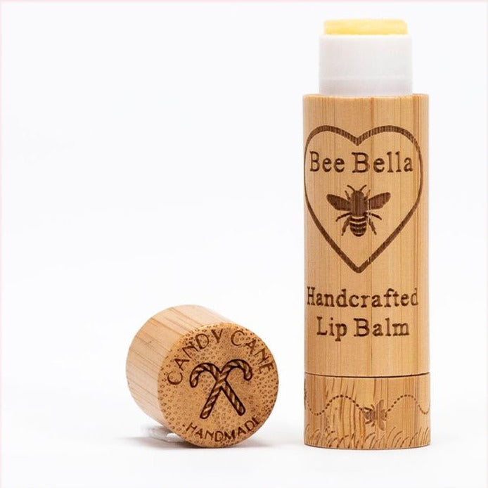Candy Cane Lip Balm by Bee Bella