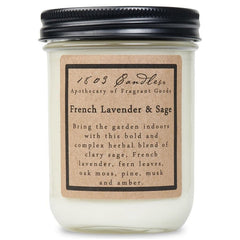 French Lavender & Sage Soy Candle 14oz