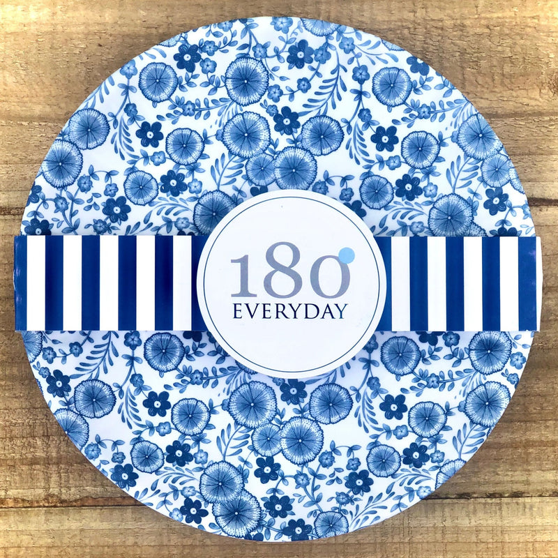 Blue & White Melamine Plates