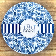 Blue & White Melamine Plates