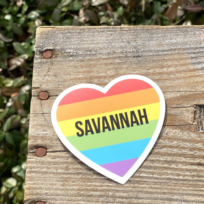 Savannah Heart Sticker