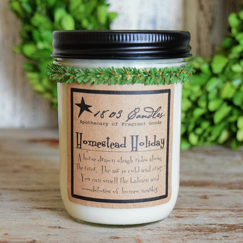 Homestead Holiday Soy Candle 14oz
