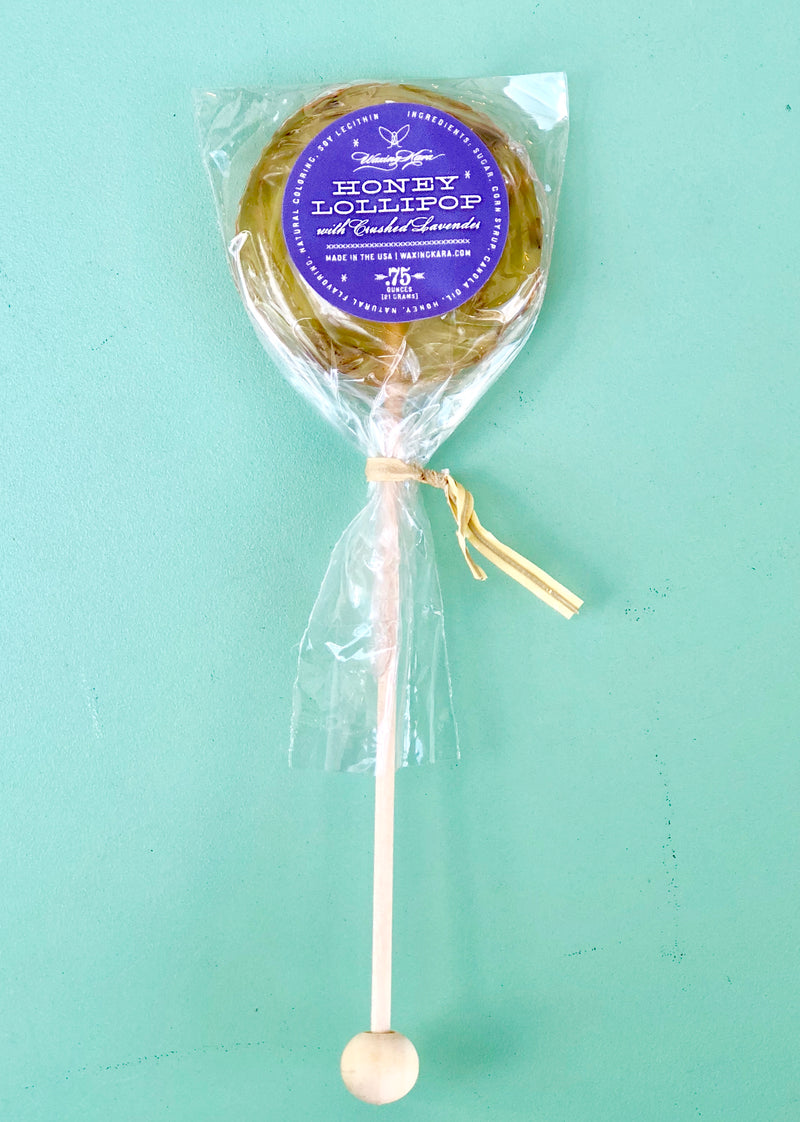 Waxing Kara Lavender Honey Lollipop