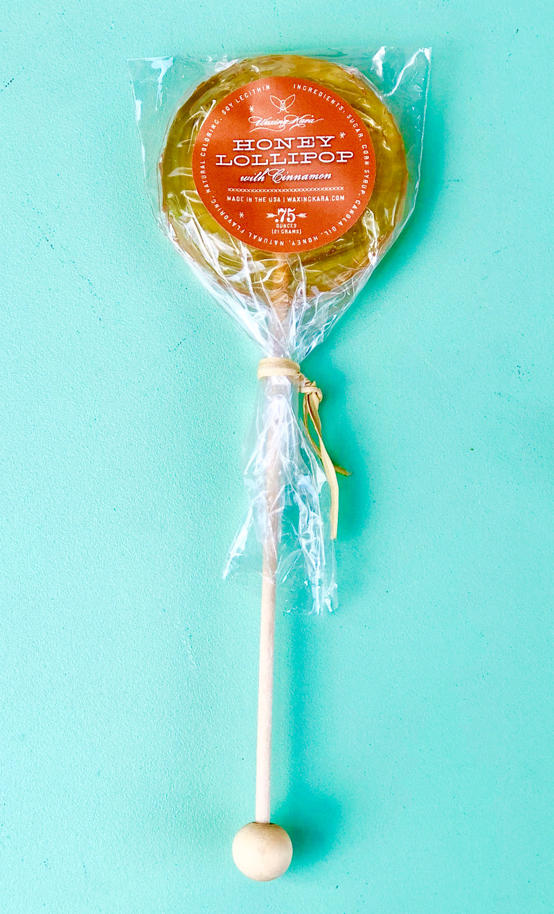 Waxing Kara Cinnamon Honey Lollipop 