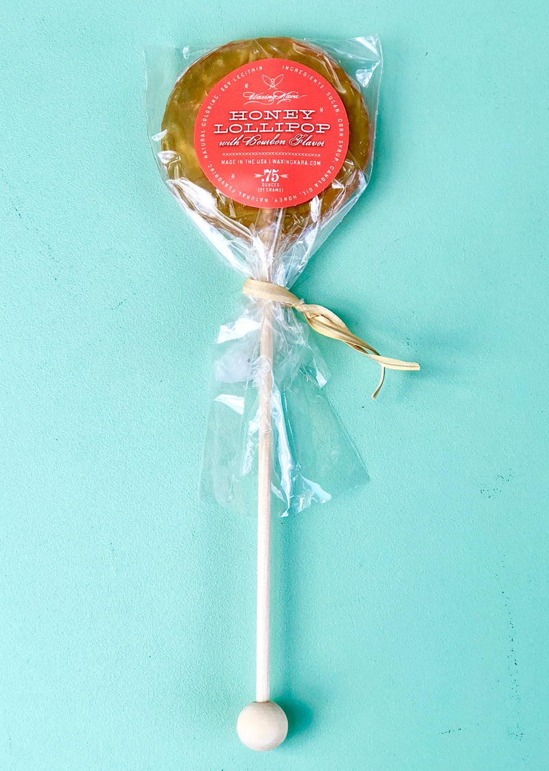 Waxing Kara Bourbon Honey Lollipop