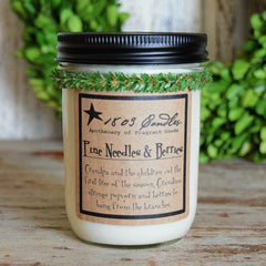 Pine Needles & Berries Soy Candle 14oz