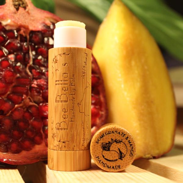 Pomegranate & Mango Lip Balm by Bee Bella