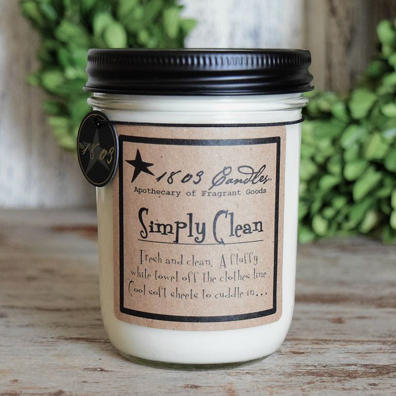Simply Clean Soy Candle 14oz