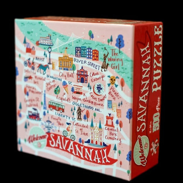Savannah Map 500 Piece Puzzle