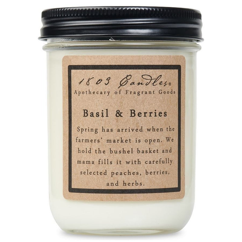 Basil & Berries Soy Candle