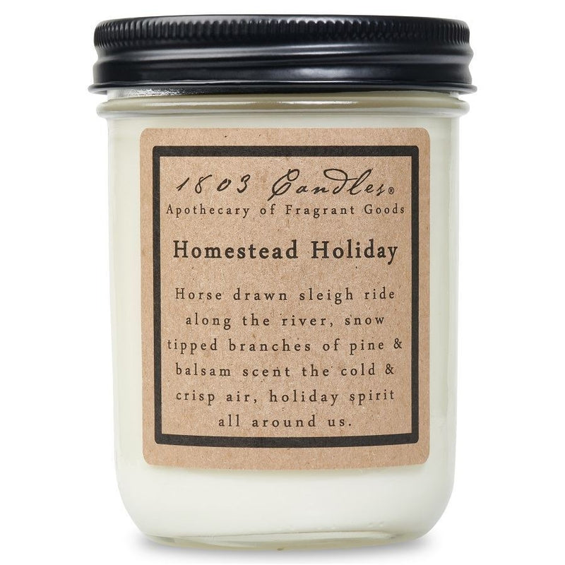 Homestead Holiday Soy Candle by 1803 Candles