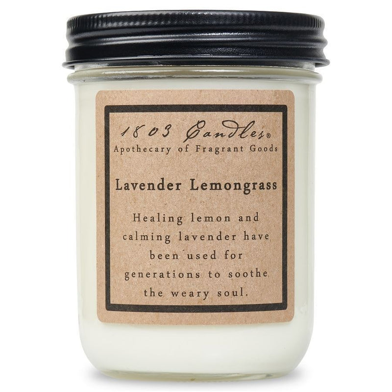Lavender Lemongrass Soy Candle by 1803 Candles