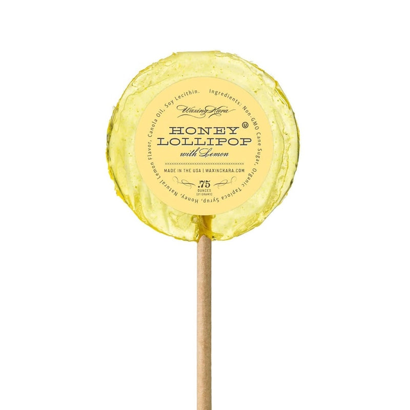 Waxing Kara Lemon Honey Lollipop