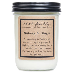 Nutmeg & Ginger Soy Candle by 1803 Candles